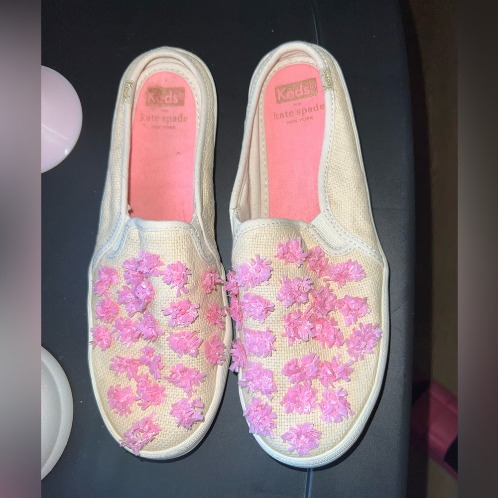 Keds X Kate Spade slip on shoes